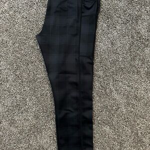 Black Plaid CVG leggings size medium
